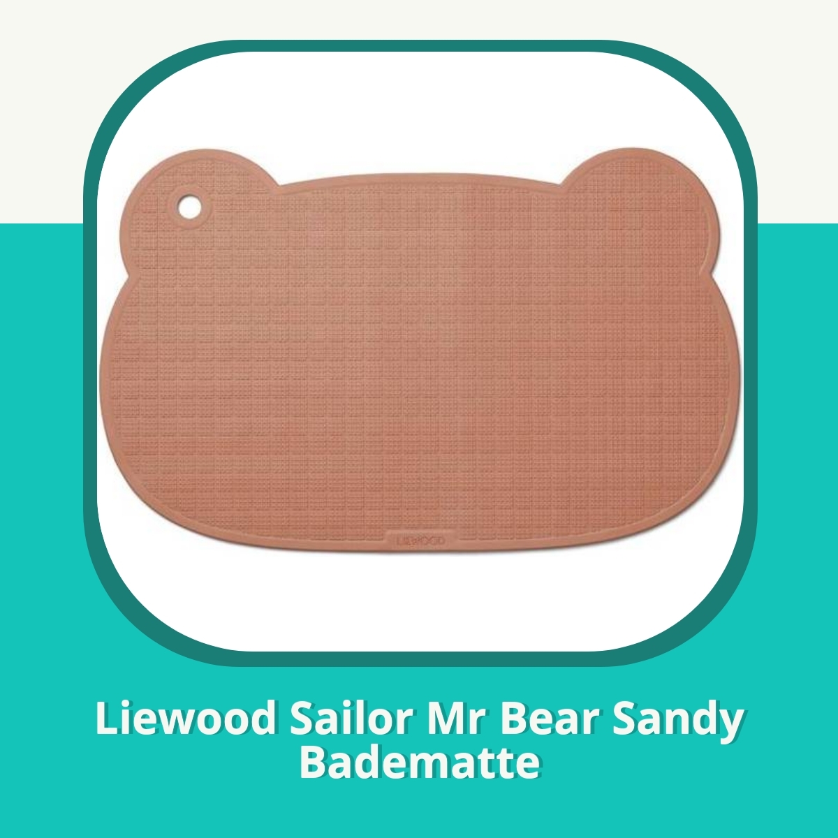 Anmeldelse af Liewood Sailor Mr Bear Sandy Badematte