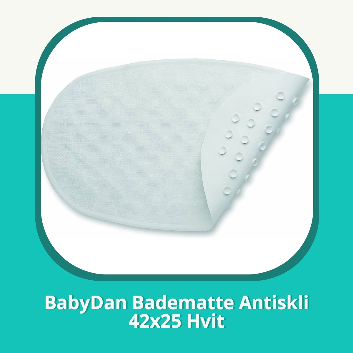 Anmeldelse af BabyDan Badematte Antiskli 42x25 Hvit