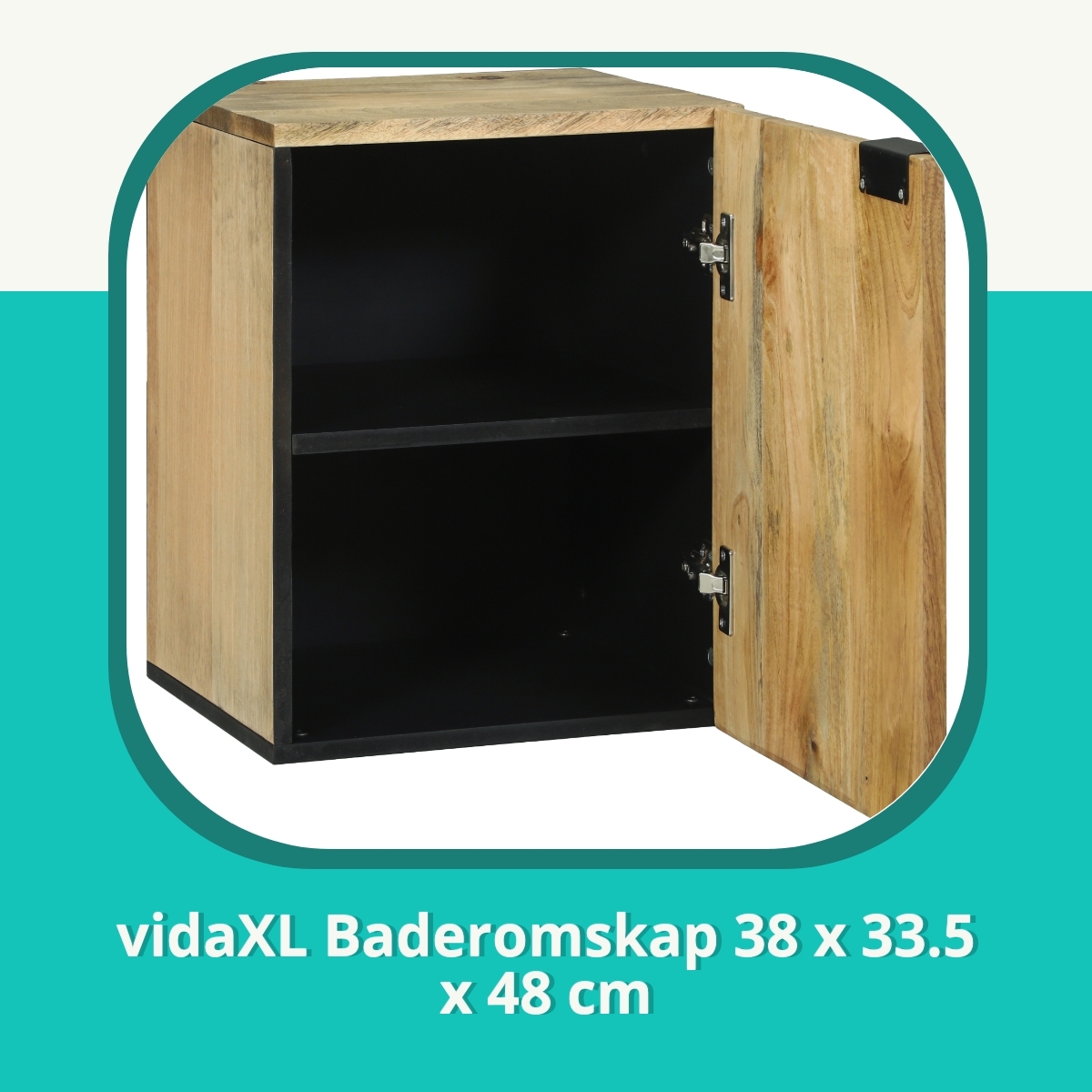 Anmeldelse af vidaXL Baderomskap 38 x 33.5 x 48 cm