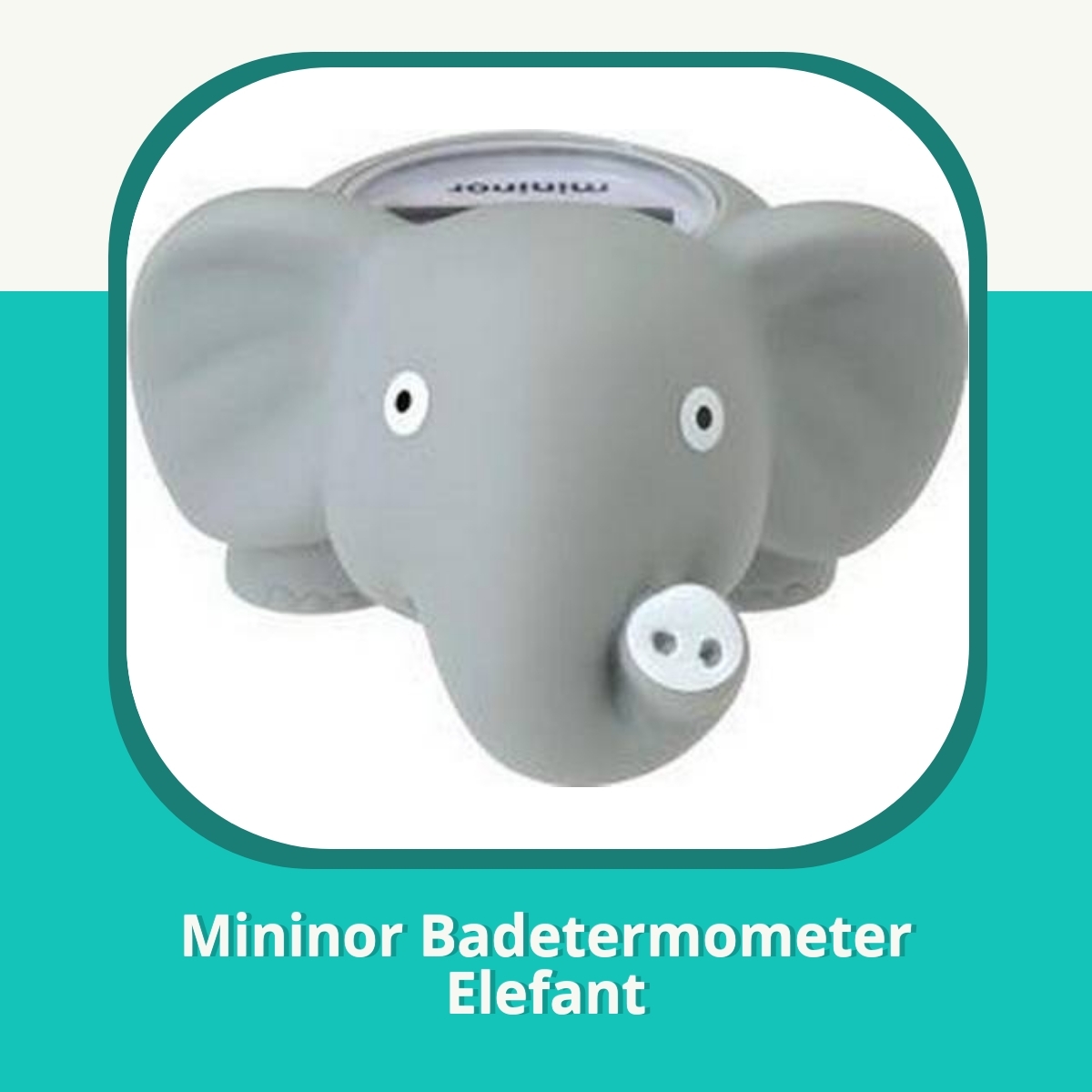 Anmeldelse af Mininor Badetermometer Elefant