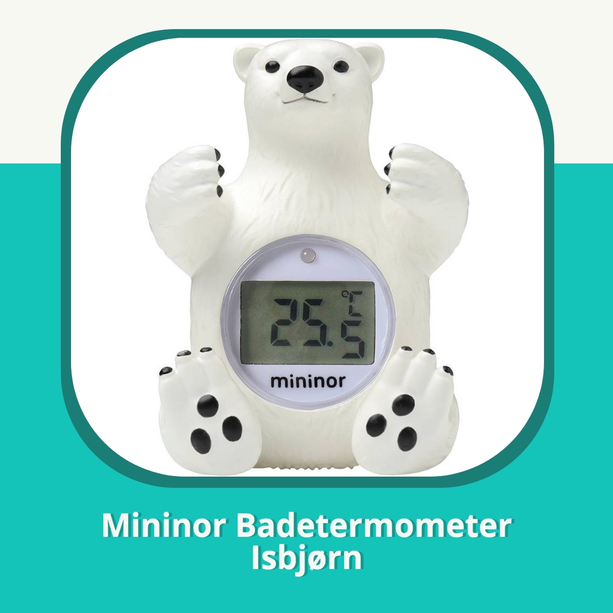 Anmeldelse af Mininor Badetermometer Isbjørn
