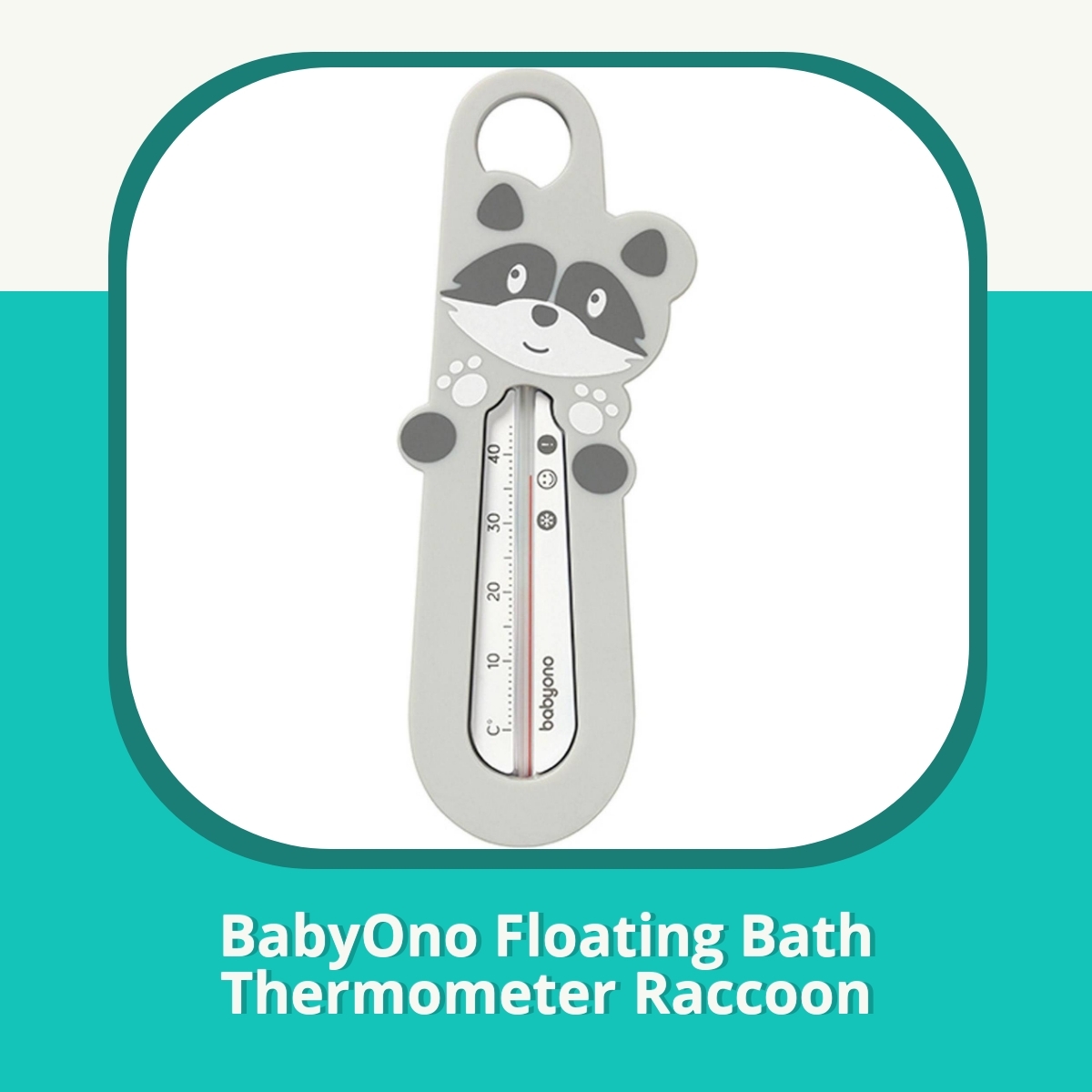 Anmeldelse af BabyOno Floating Bath Thermometer Raccoon