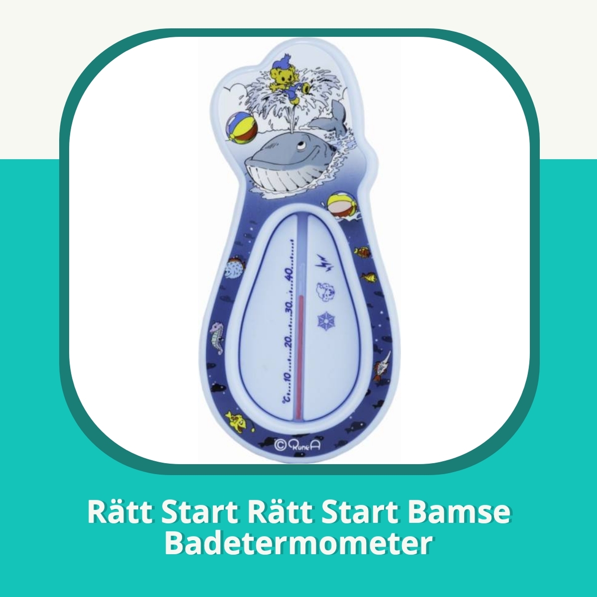 Anmeldelse af Rätt Start Rätt Start Bamse Badetermometer