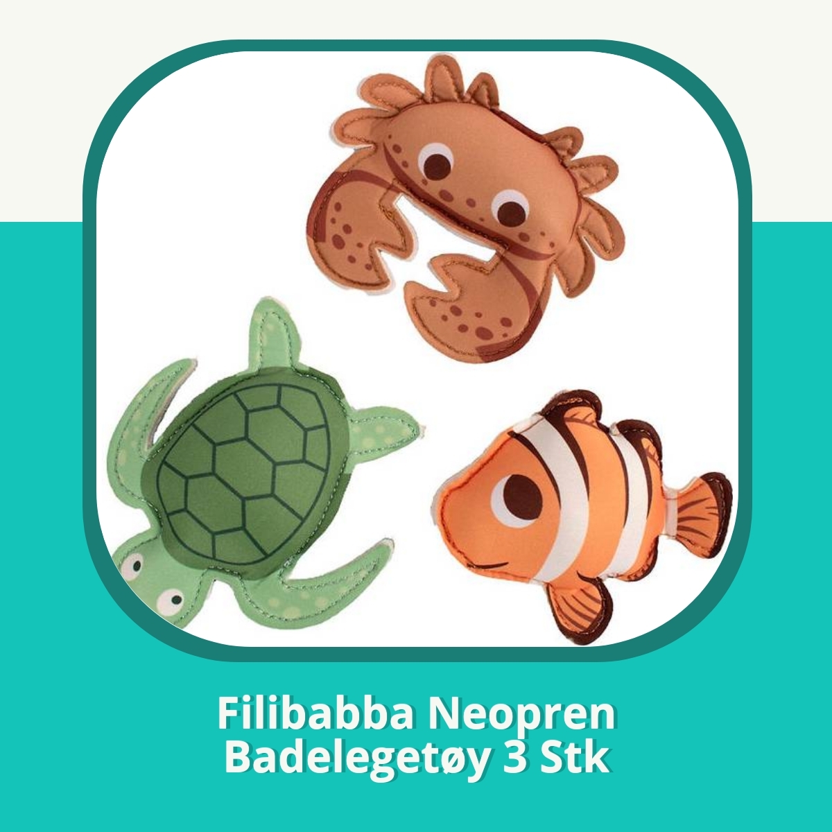 Anmeldelse af Filibabba Neopren Badelegetøy 3 Stk