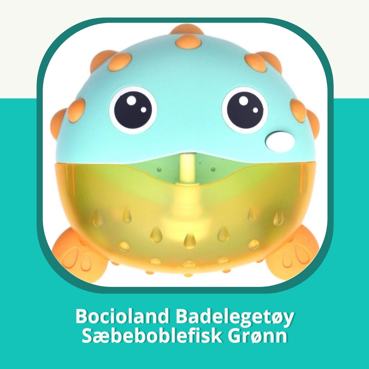 Anmeldelse af Bocioland Badelegetøy Sæbeboblefisk Grønn