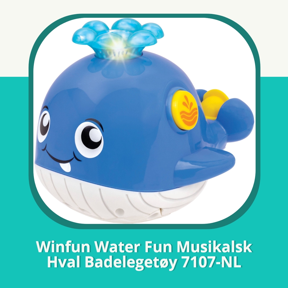 Anmeldelse af Winfun Water Fun Musikalsk Hval Badelegetøy 7107-NL