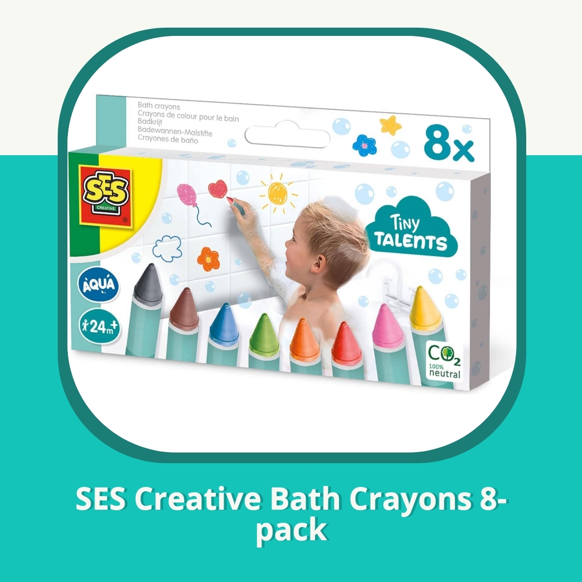 Recension af SES Creative Bath Crayons 8-pack