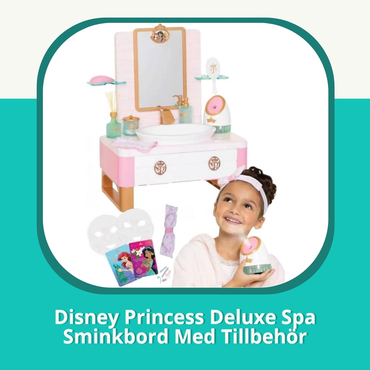 Recension af Disney Princess Deluxe Spa Sminkbord Med Tillbehör