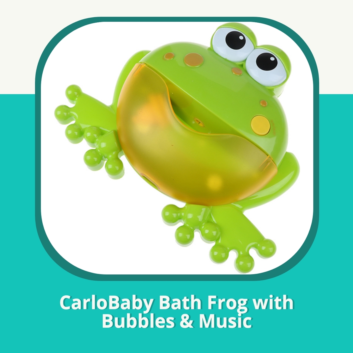 Recension af CarloBaby Bath Frog with Bubbles & Music