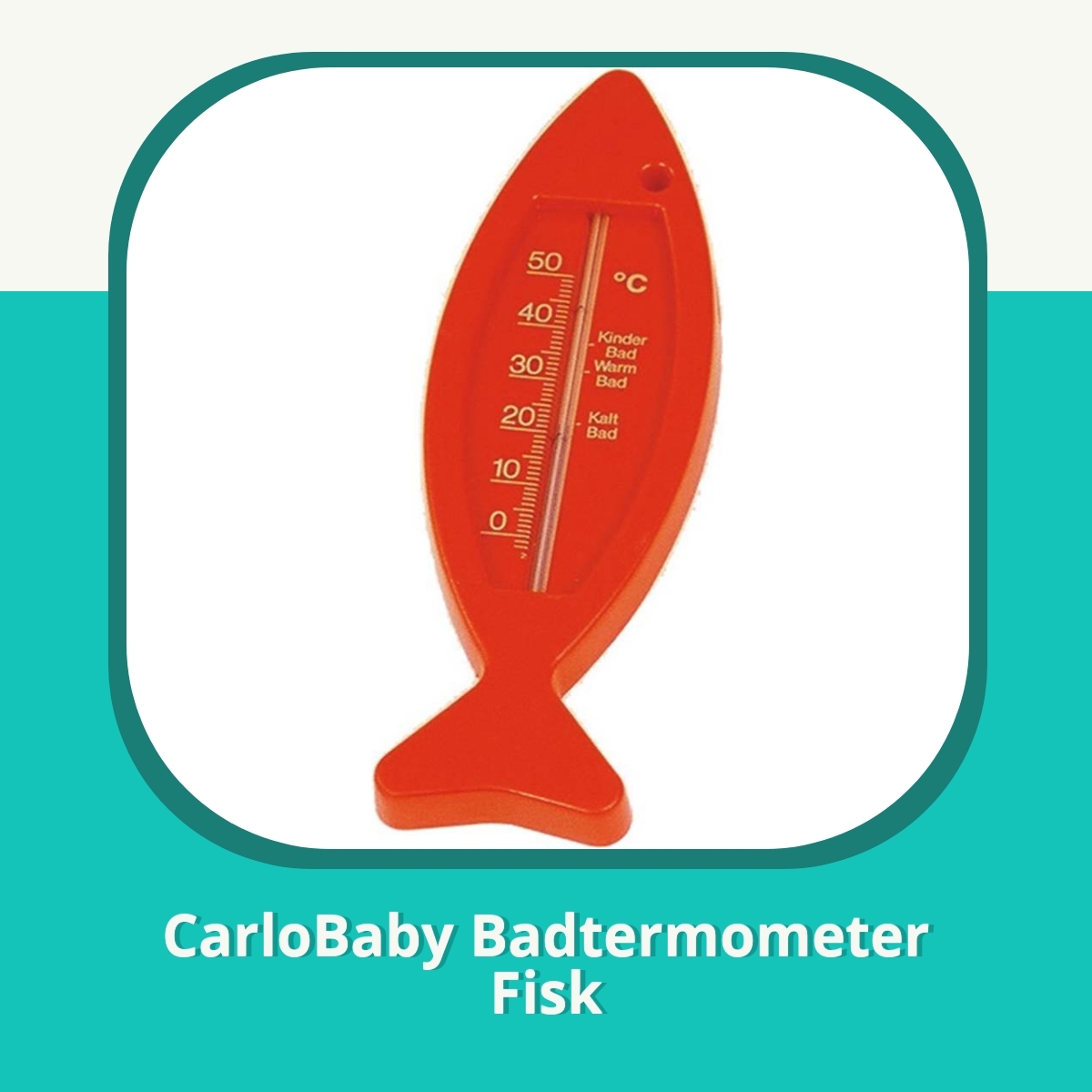 Recension CarloBaby Badtermometer Fisk