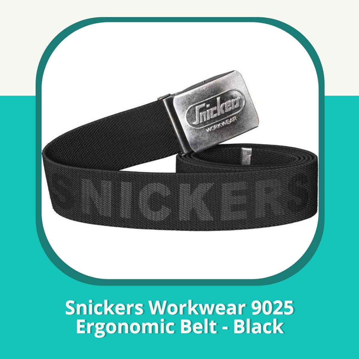 Anmeldelse af Snickers Workwear 9025 Ergonomic Belt - Black