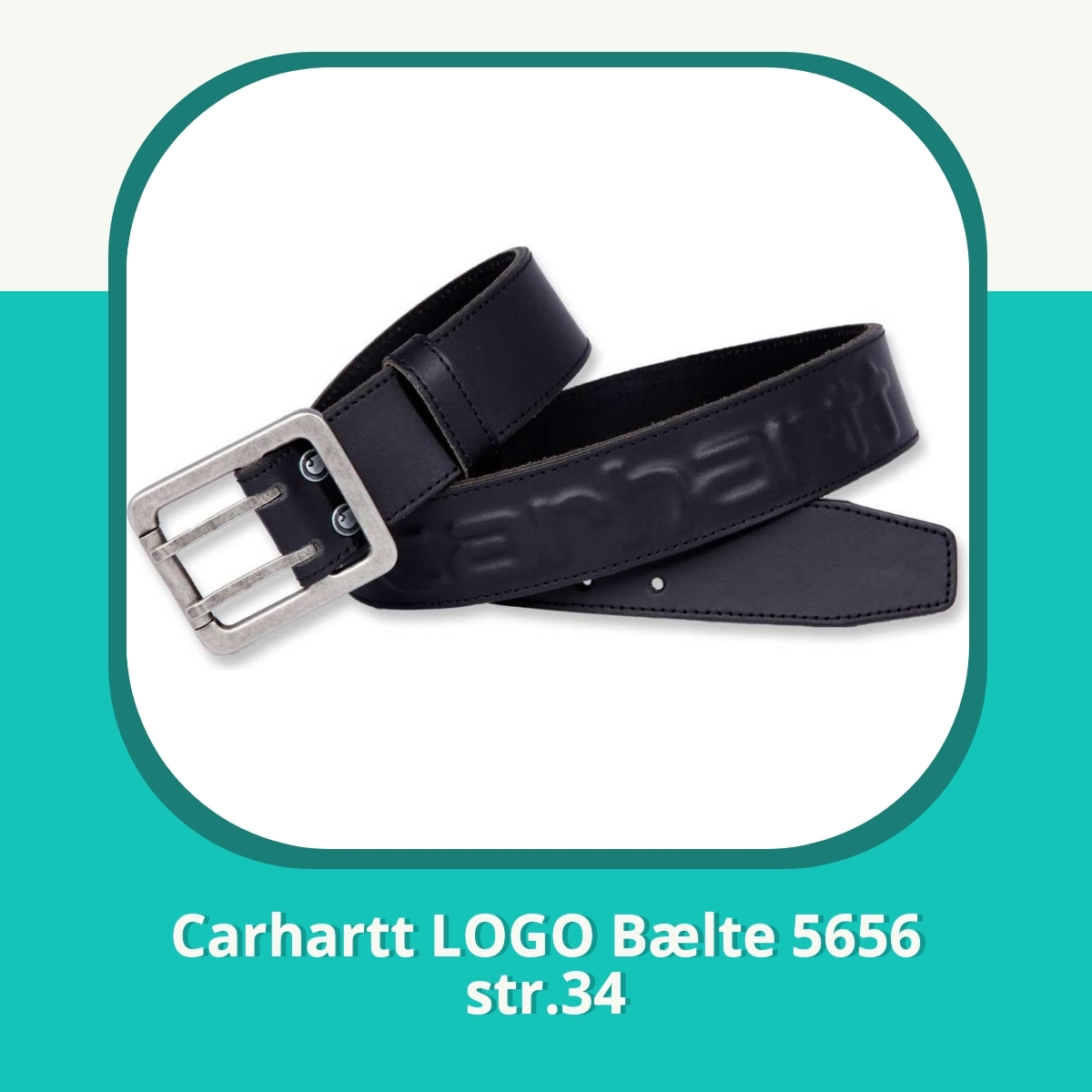 Anmeldelse af Carhartt LOGO Bælte 5656 str.34