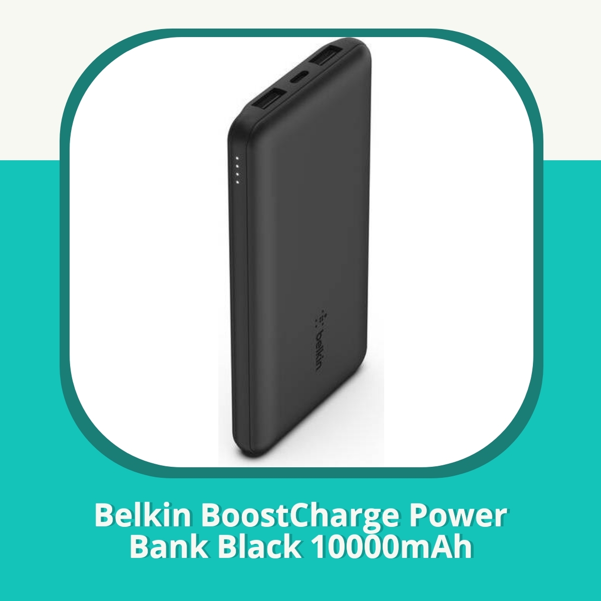 Anmeldelse af Belkin BoostCharge Power Bank Black 10000mAh