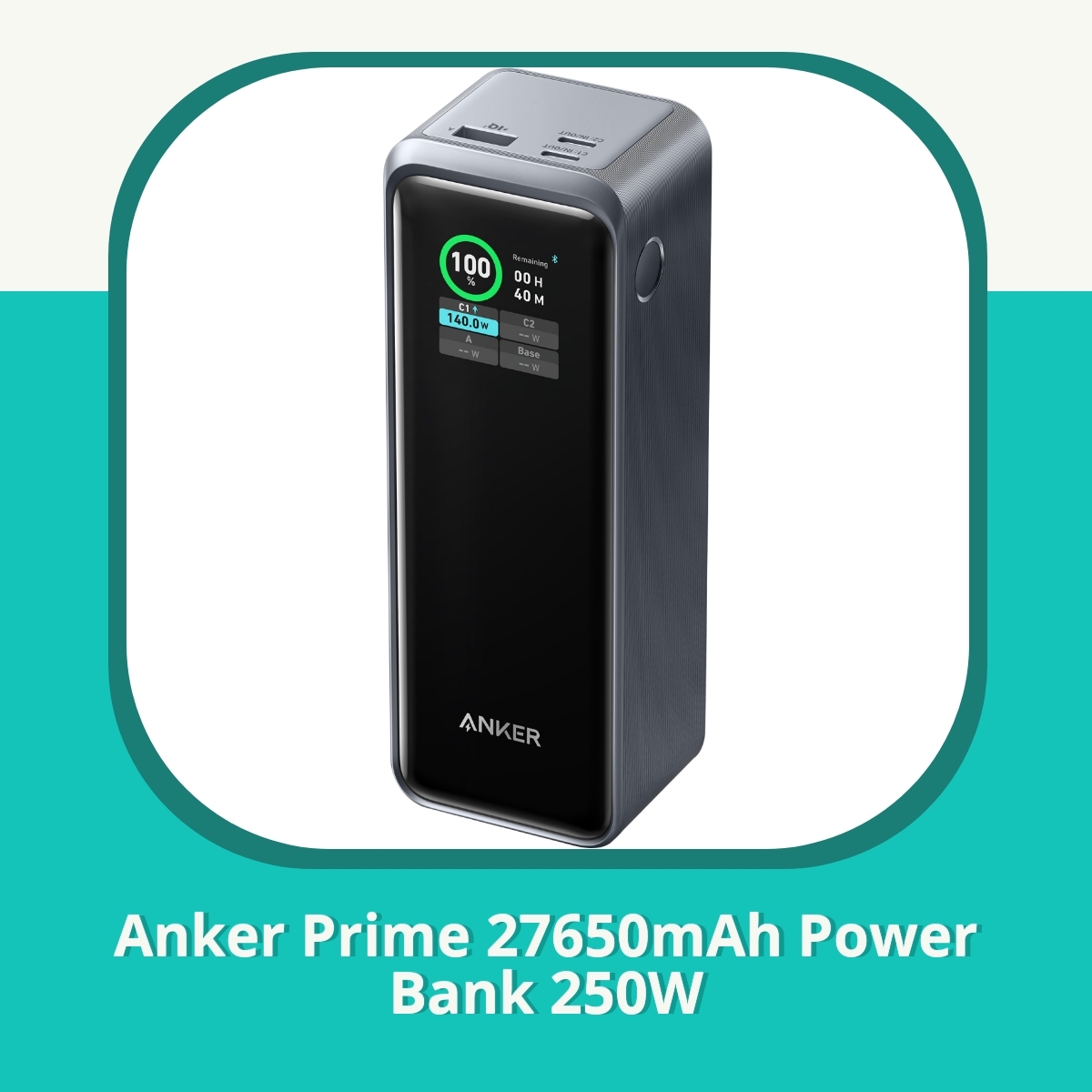 Anmeldelse af Anker Prime 27650mAh Power Bank 250W