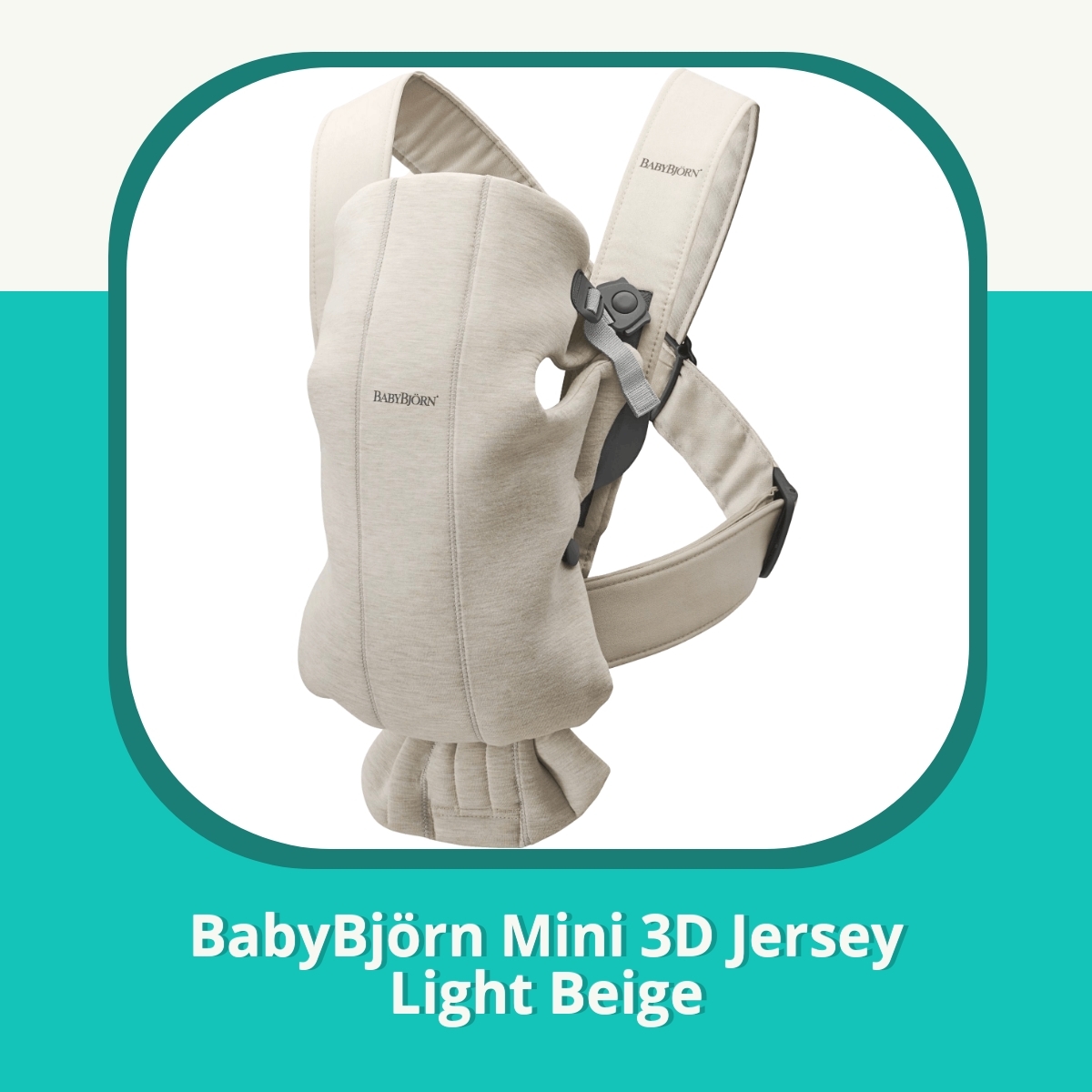 Anmeldelse af BabyBjörn Mini 3D Jersey Light Beige