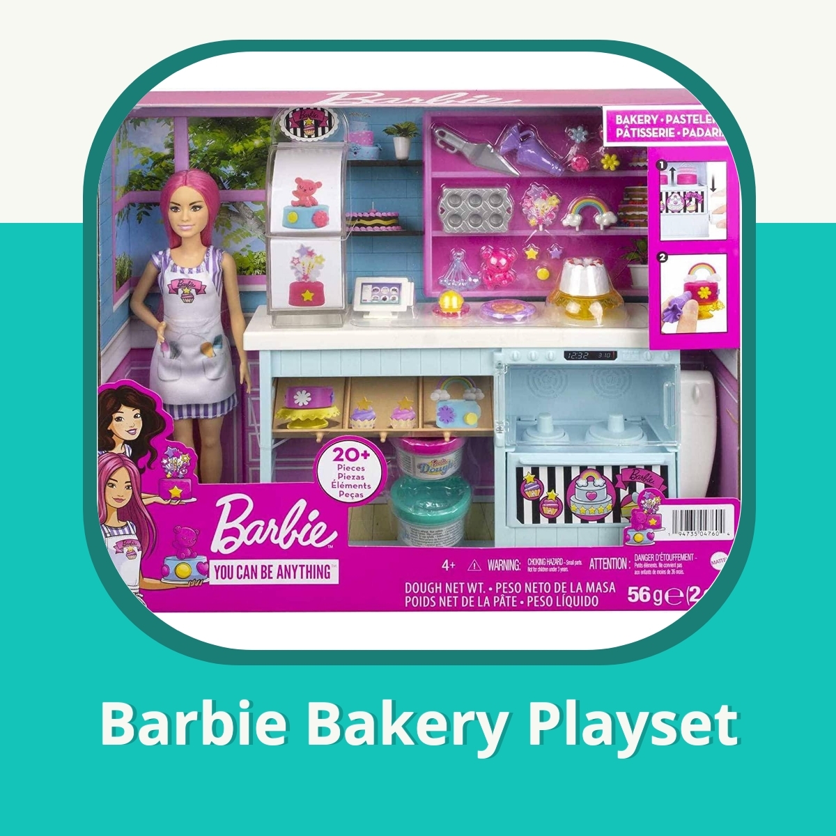 Recension Barbie Bakery Playset