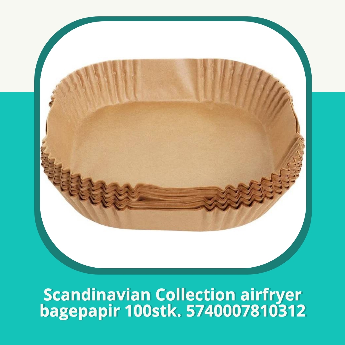 Anmeldelse af Scandinavian Collection airfryer bagepapir 100stk. 5740007810312