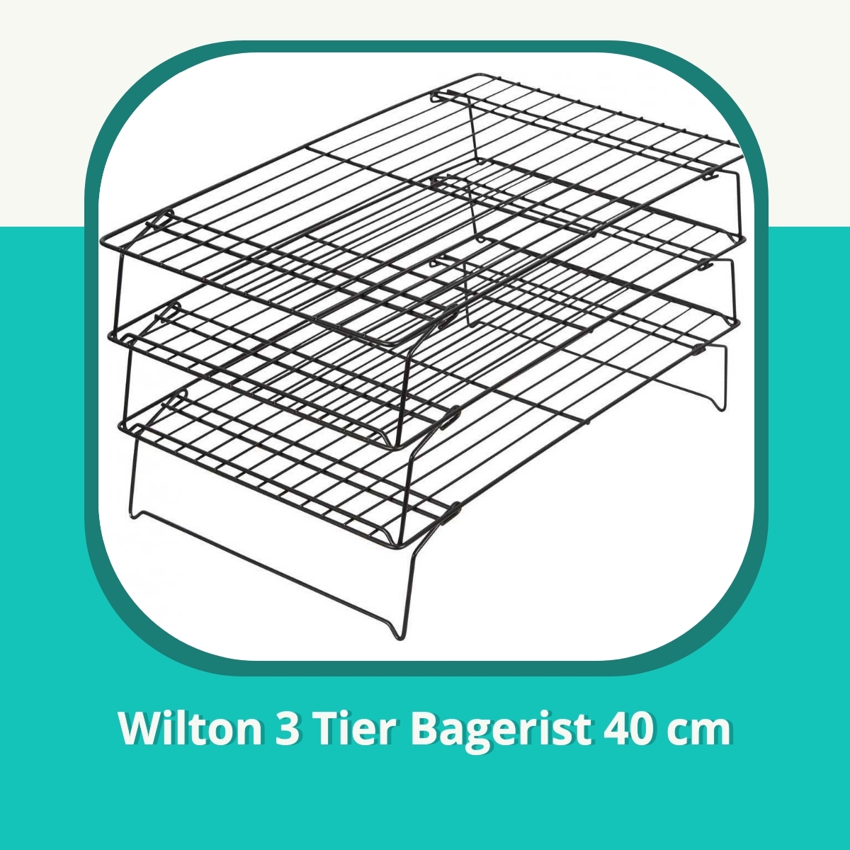 Anmeldelse af Wilton 3 Tier Bagerist 40 cm