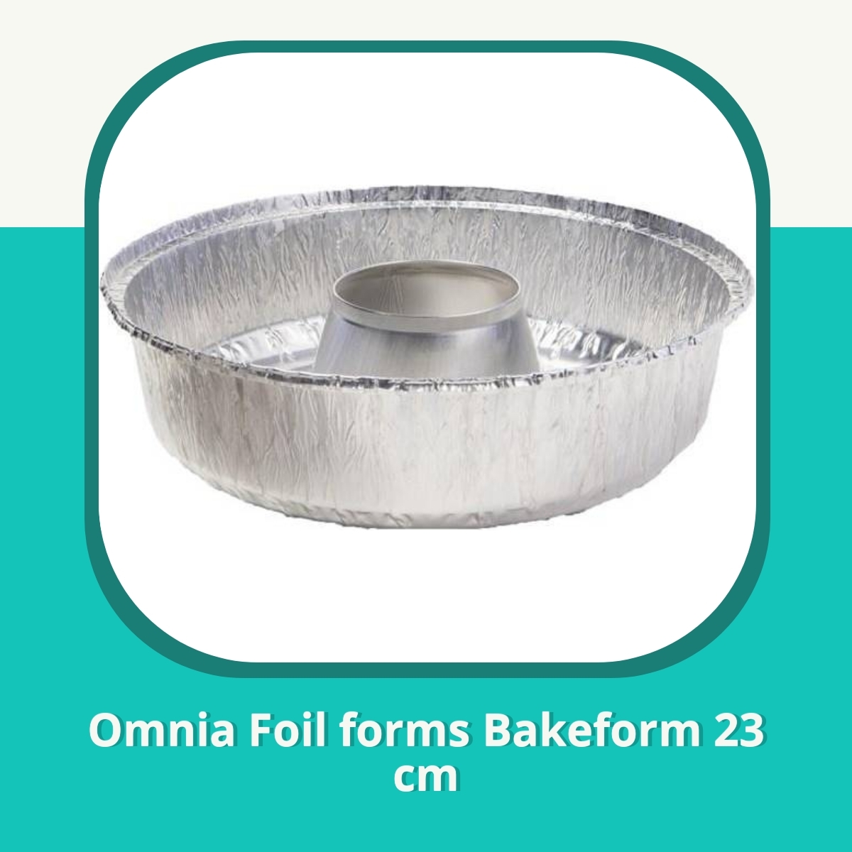 Anmeldelse af Omnia Foil forms Bakeform 23 cm