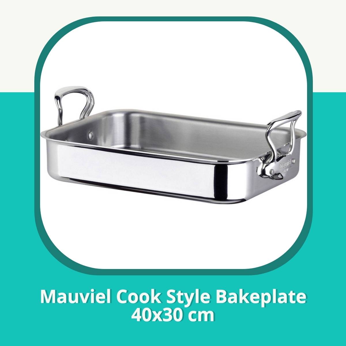Anmeldelse af Mauviel Cook Style Bakeplate 40x30 cm