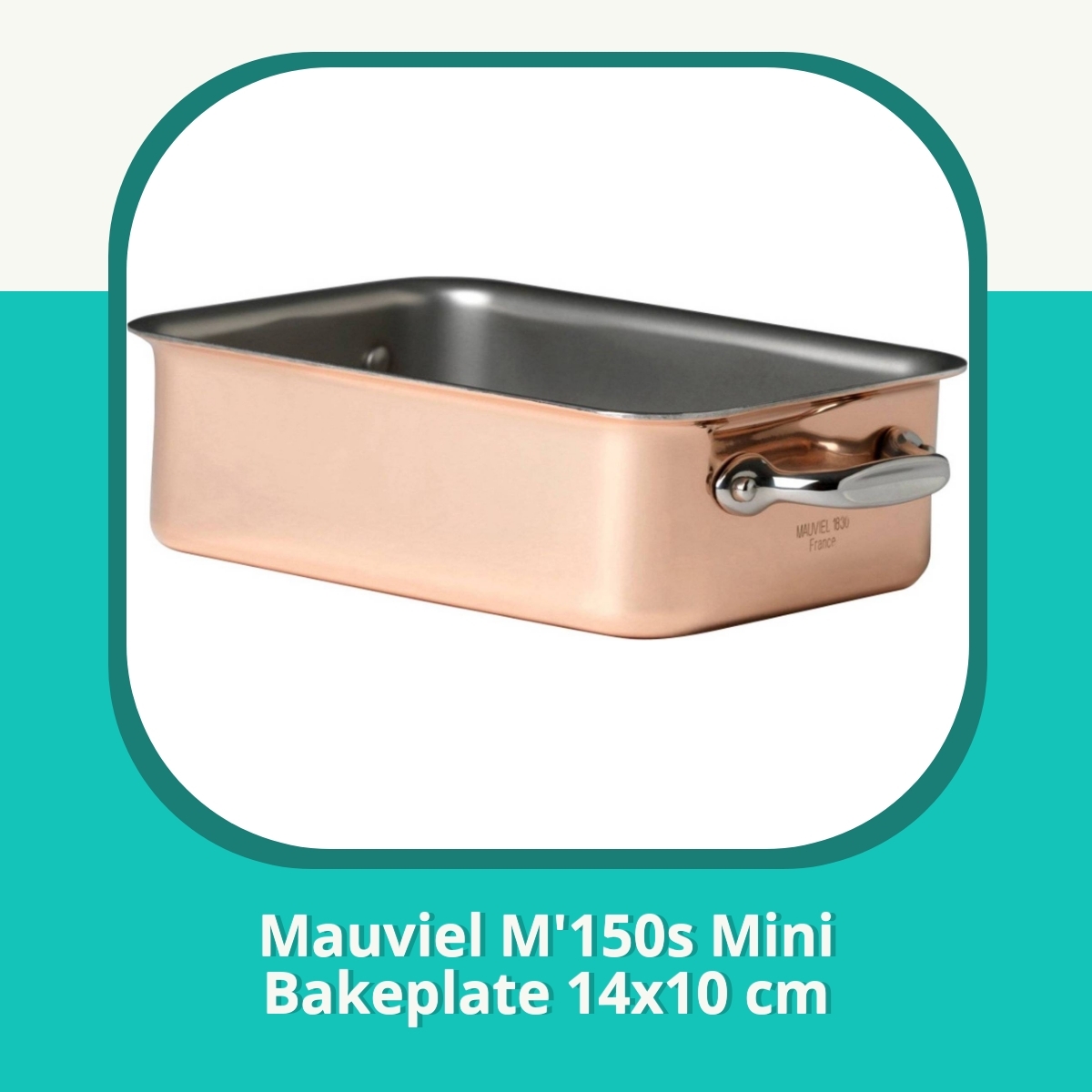 Anmeldelse af Mauviel M'150s Mini Bakeplate 14x10 cm