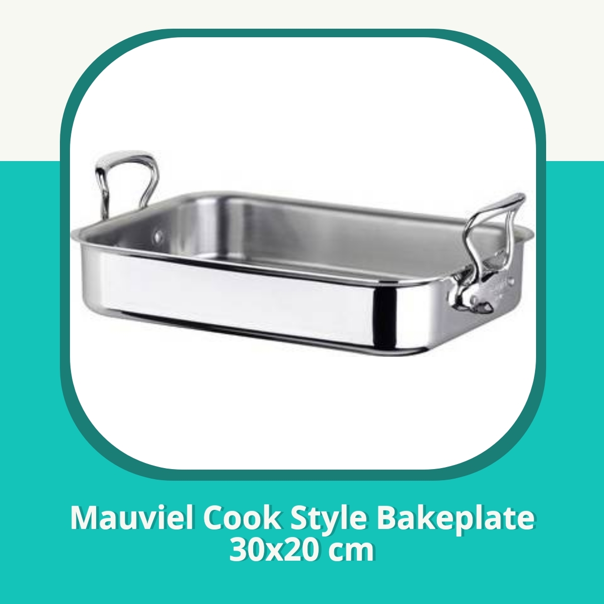 Anmeldelse af Mauviel Cook Style Bakeplate 30x20 cm