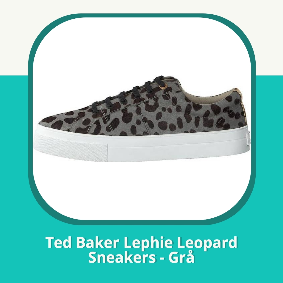 Anmeldelse af Ted Baker Lephie Leopard Sneakers - Grå