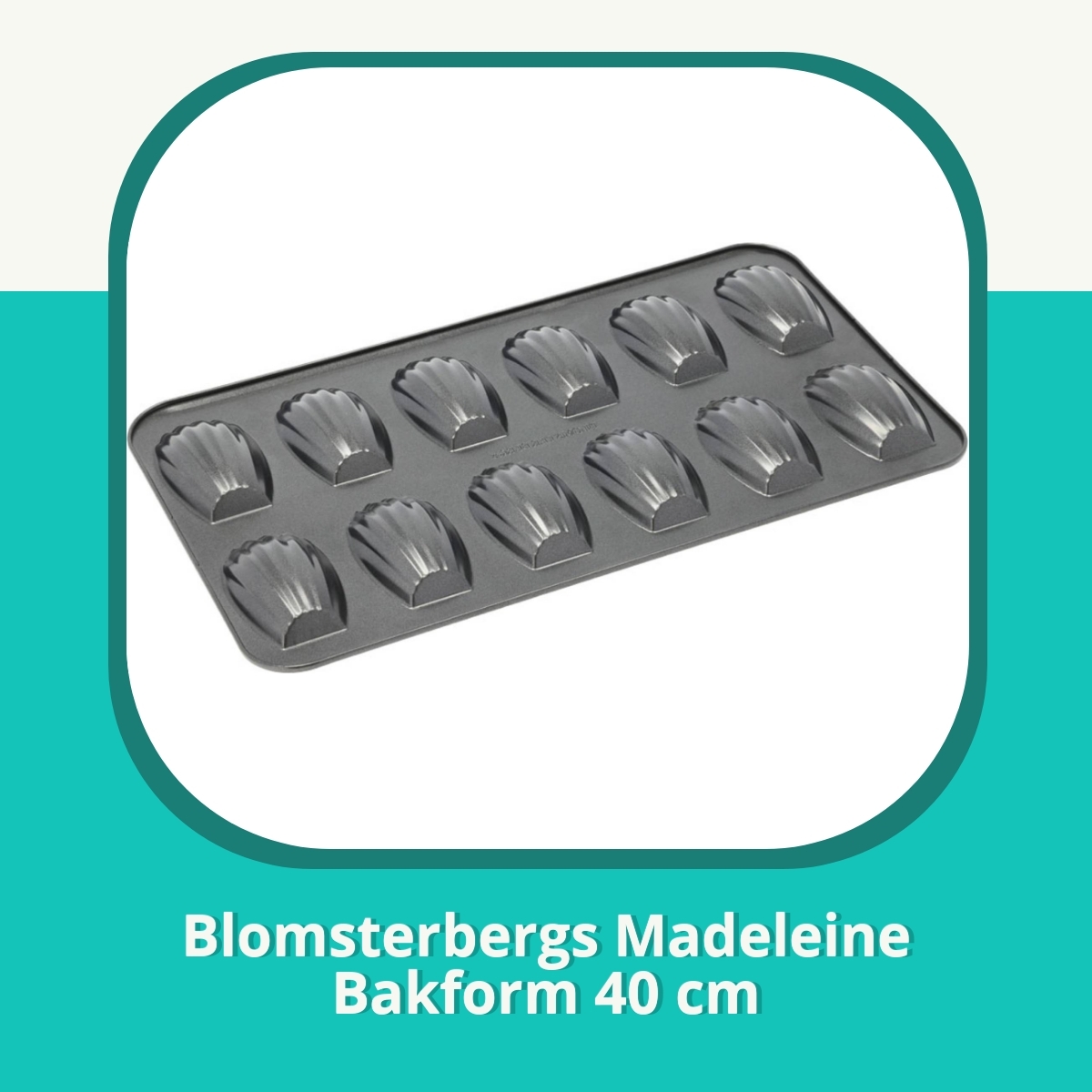 Recension af Blomsterbergs Madeleine Bakform 40 cm