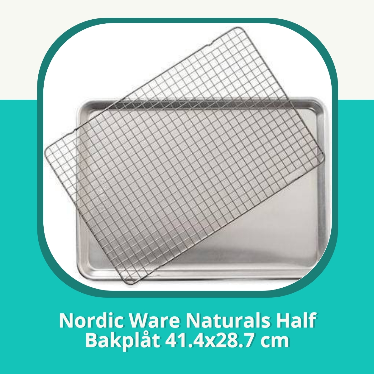 Recension Nordic Ware Naturals Half Bakplåt 41.4x28.7 cm