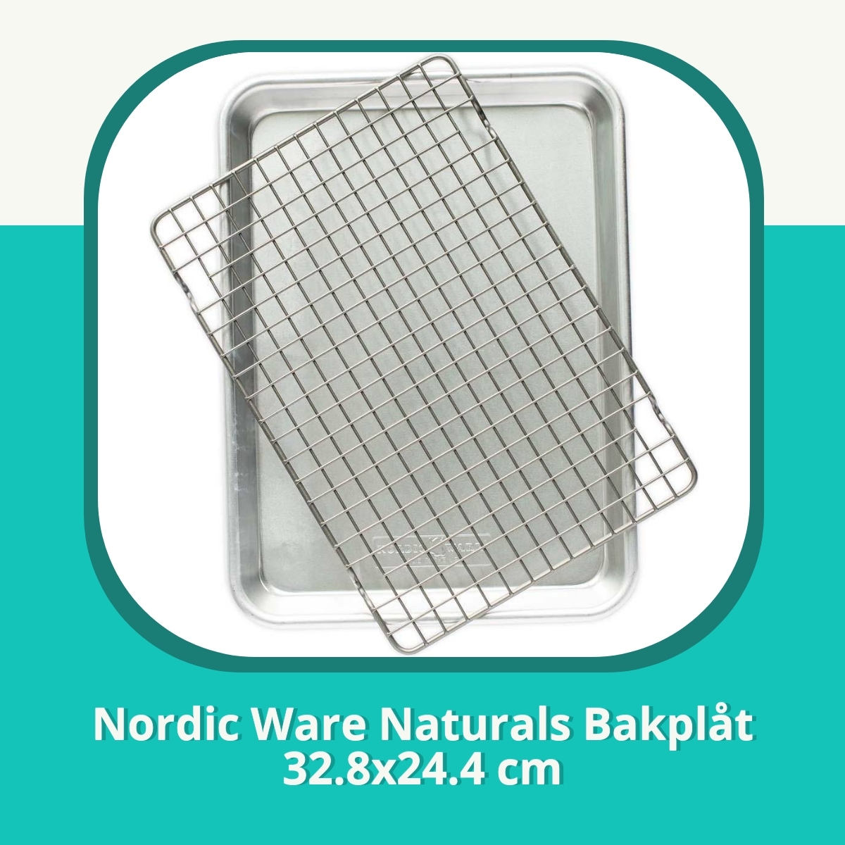 Recension af Nordic Ware Naturals Bakplåt 32.8x24.4 cm