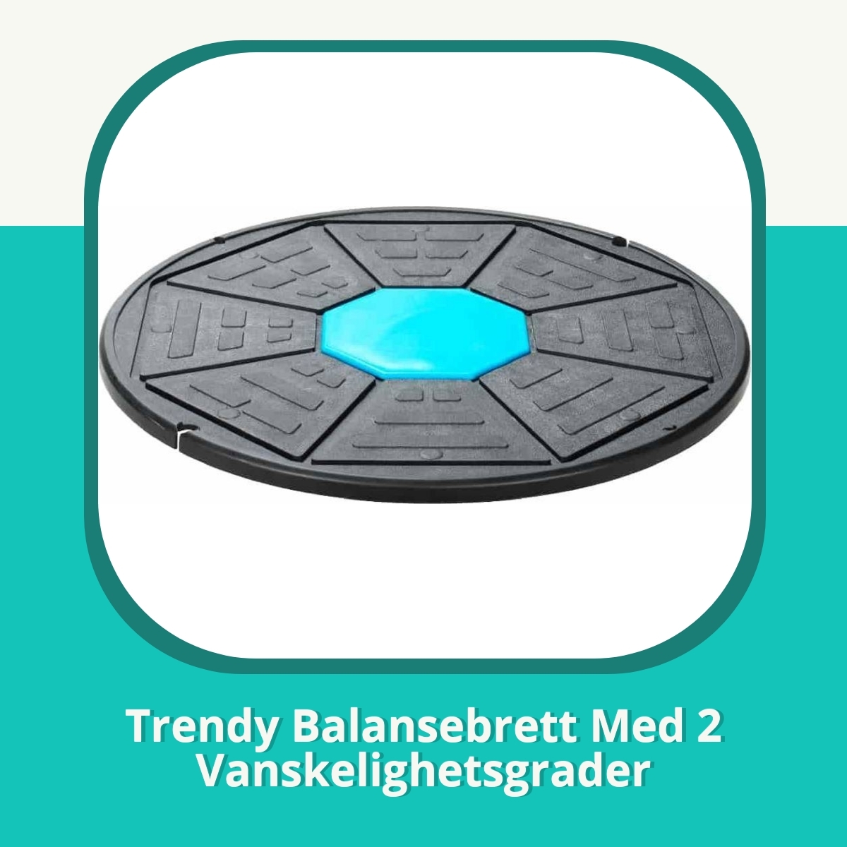 Anmeldelse af Trendy Balansebrett Med 2 Vanskelighetsgrader