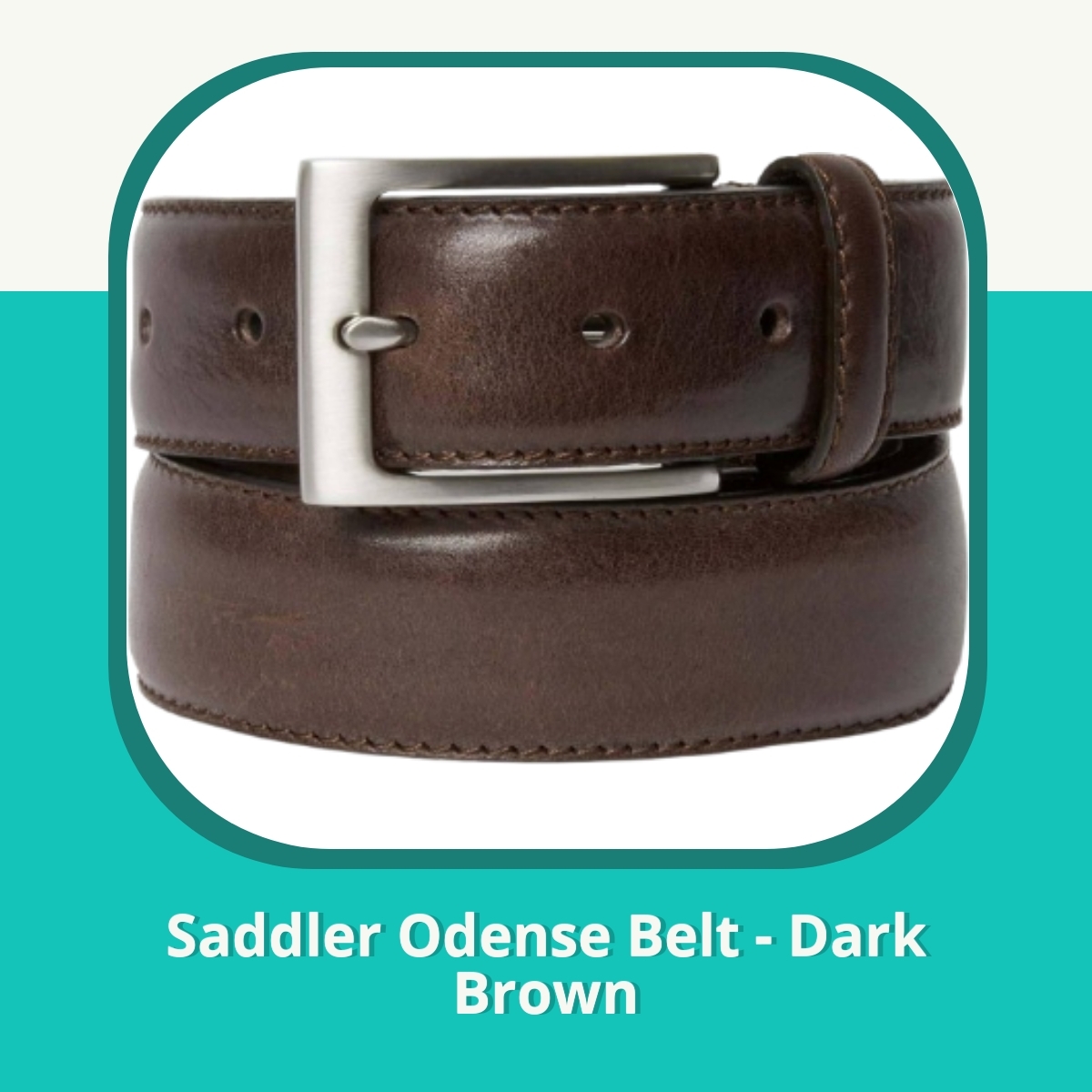 Recension af Saddler Odense Belt - Dark Brown