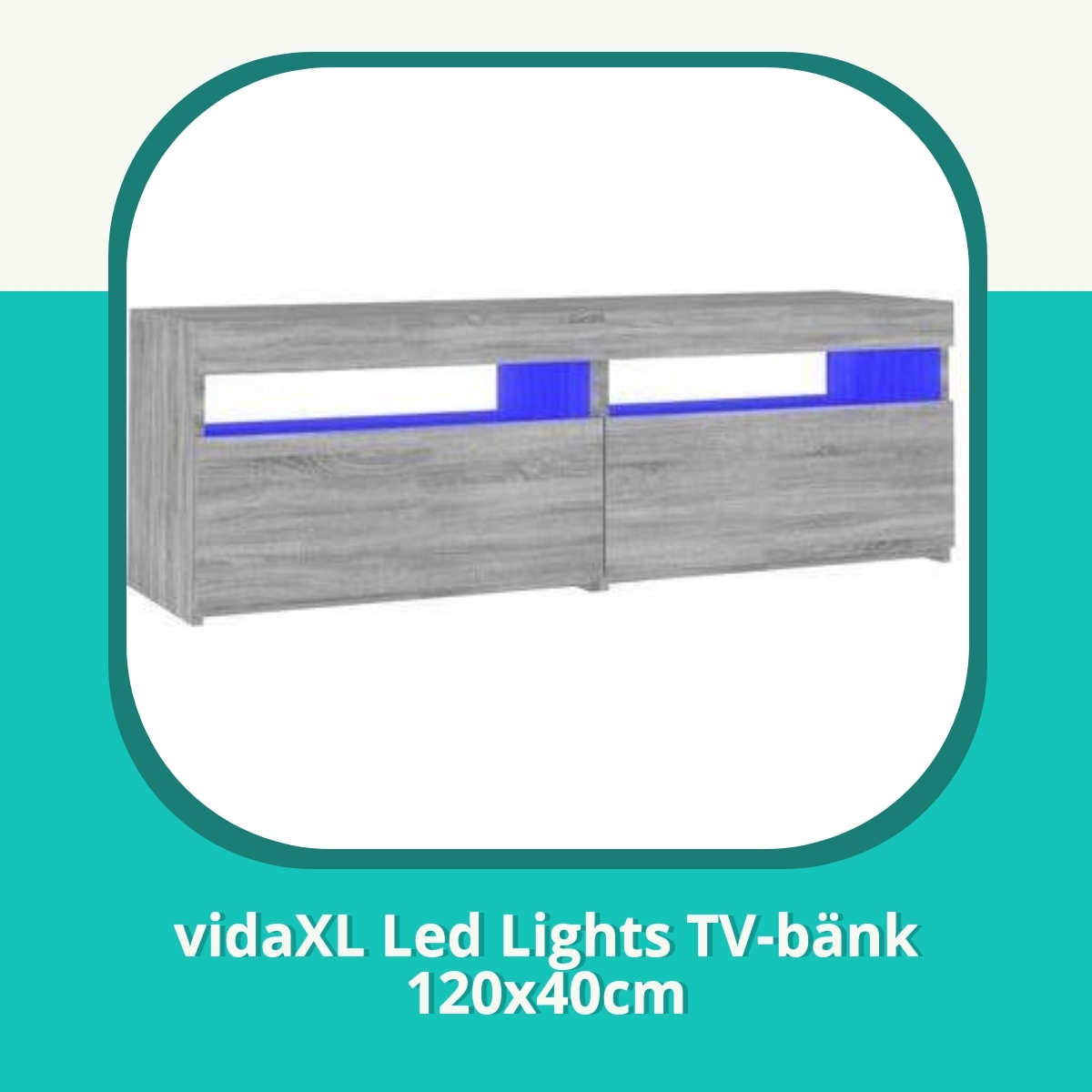 Recension af vidaXL Led Lights TV-bänk 120x40cm
