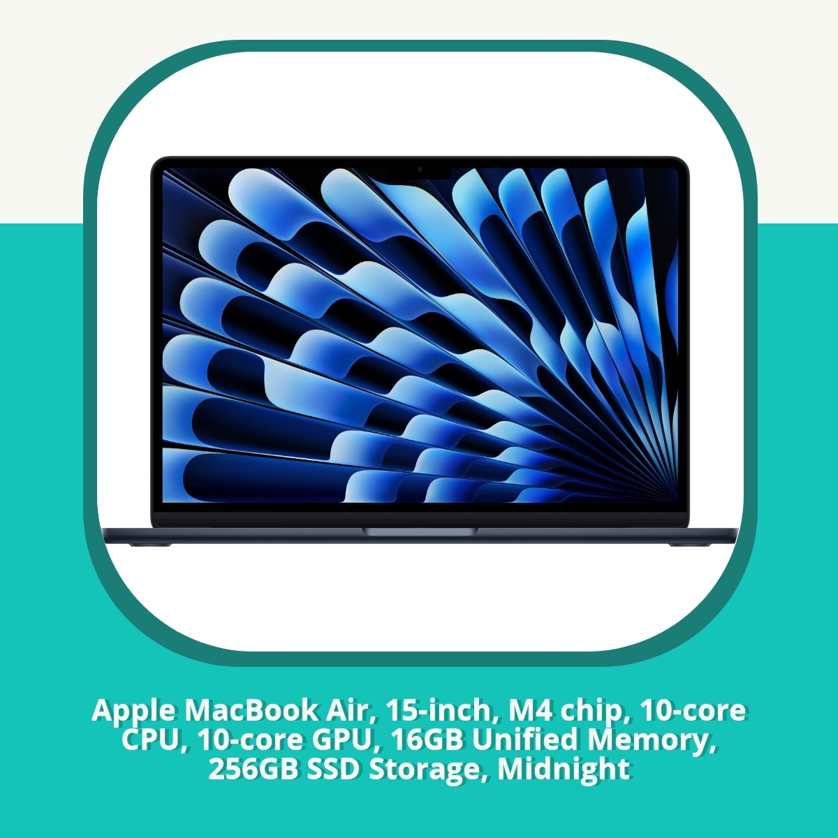 Recension af Apple MacBook Air, 15-inch, M4 chip, 10-core CPU, 10-core GPU, 16GB Unified Memory, 256GB SSD Storage, Midnight