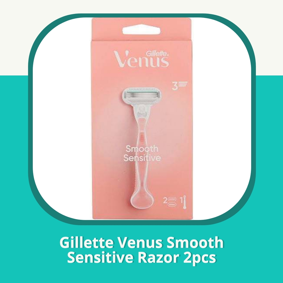 Anmeldelse af Gillette Venus Smooth Sensitive Razor 2pcs