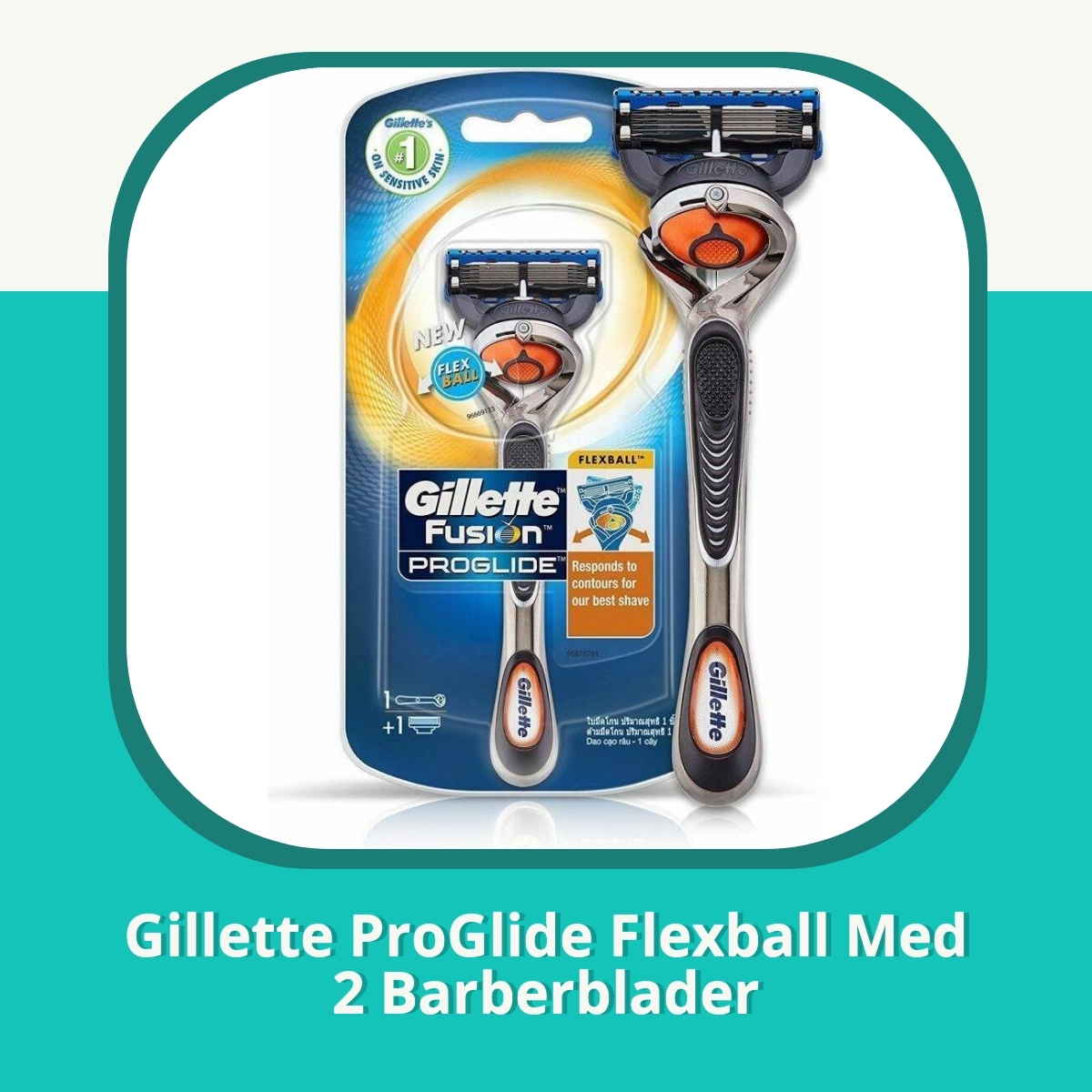 Anmeldelse af Gillette ProGlide Flexball Med 2 Barberblader
