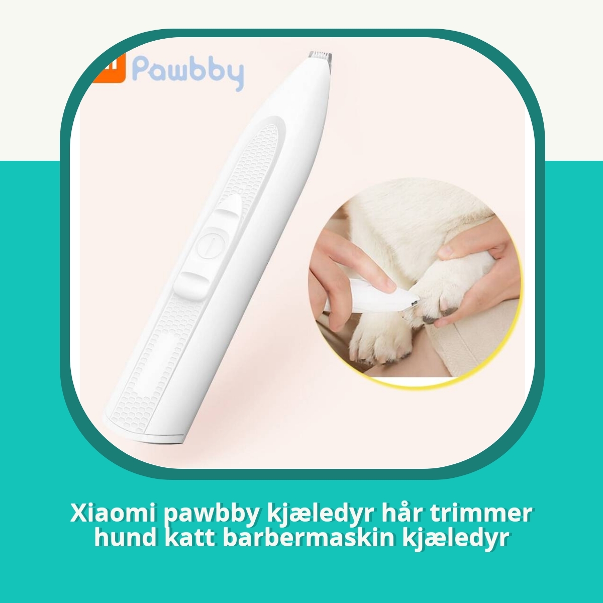Recension Xiaomi pawbby kjæledyr hår trimmer hund katt barbermaskin kjæledyr