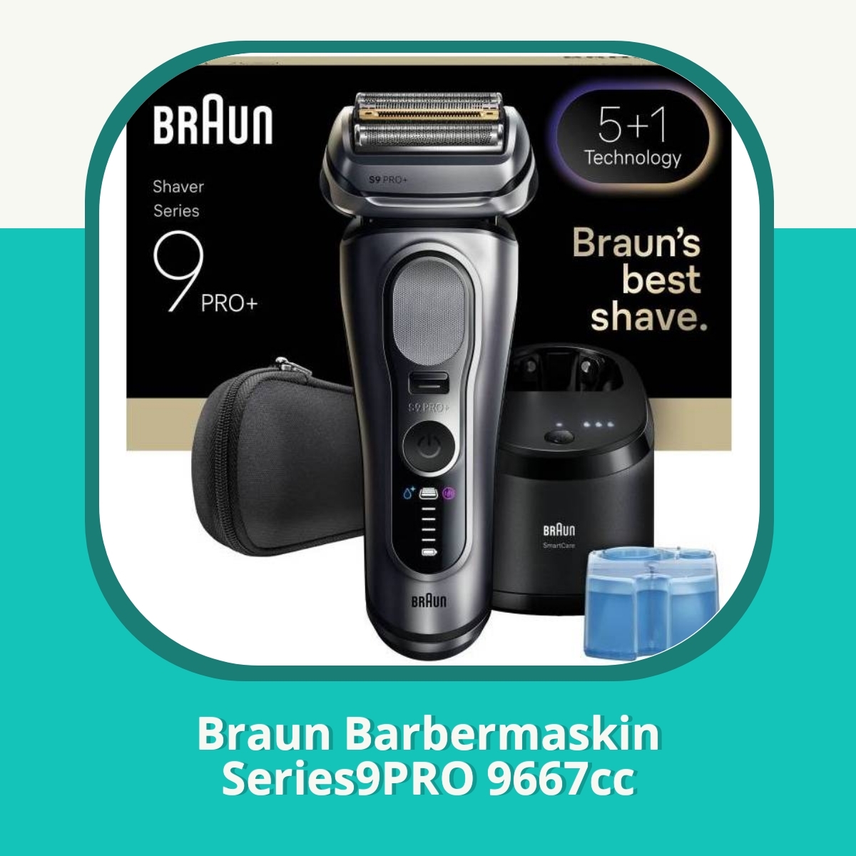Anmeldelse af Braun Barbermaskin Series9PRO 9667cc