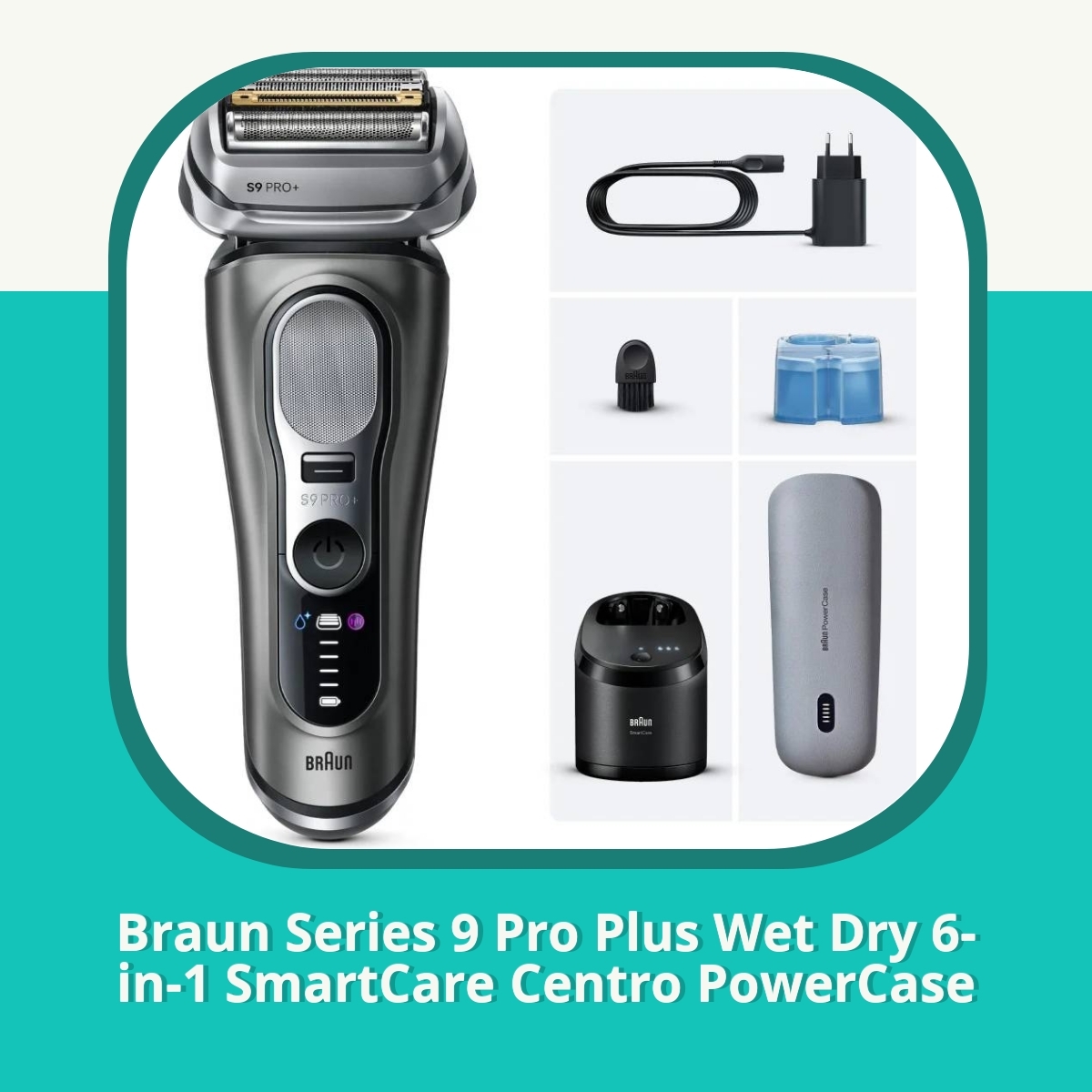 Anmeldelse af Braun Series 9 Pro Plus Wet Dry 6-in-1 SmartCare Centro PowerCase
