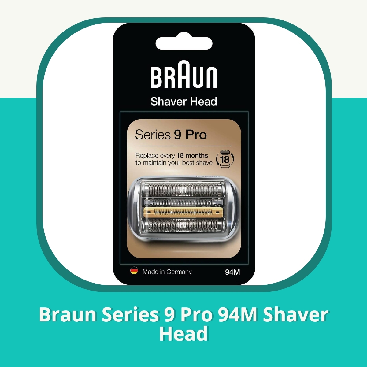 Anmeldelse af Braun Series 9 Pro 94M Shaver Head