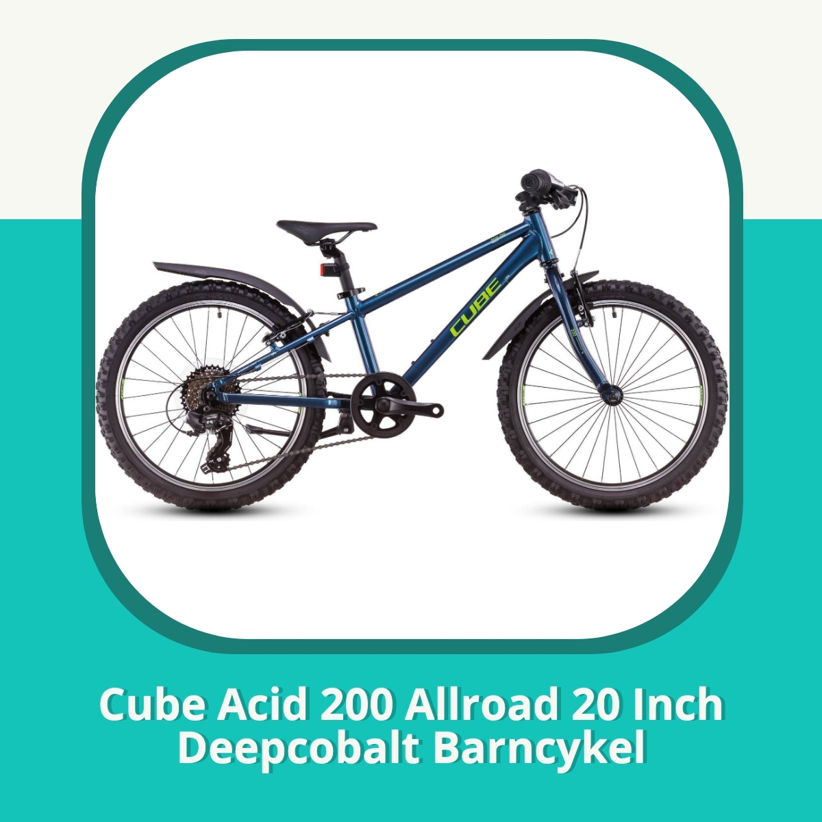 Recension af Cube Acid 200 Allroad 20 Inch Deepcobalt Barncykel