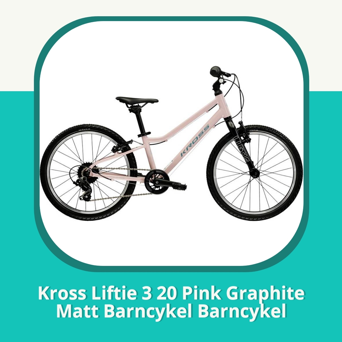 Recension af Kross Liftie 3 20 Pink Graphite Matt Barncykel Barncykel