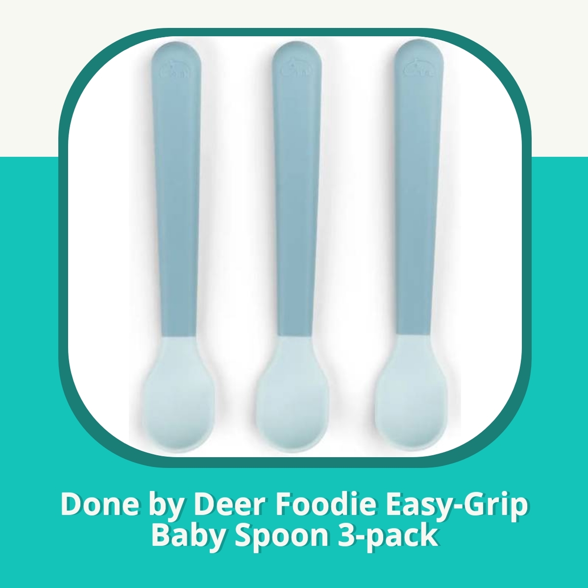 Anmeldelse af Done by Deer Foodie Easy-Grip Baby Spoon 3-pack