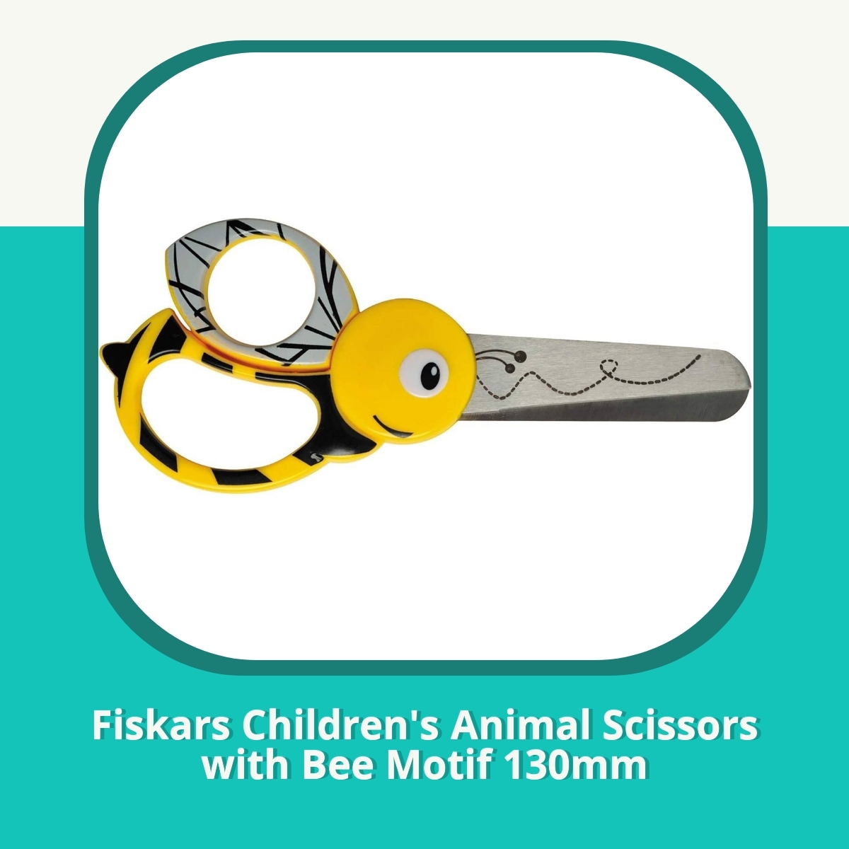 Anmeldelse af Fiskars Children's Animal Scissors with Bee Motif 130mm