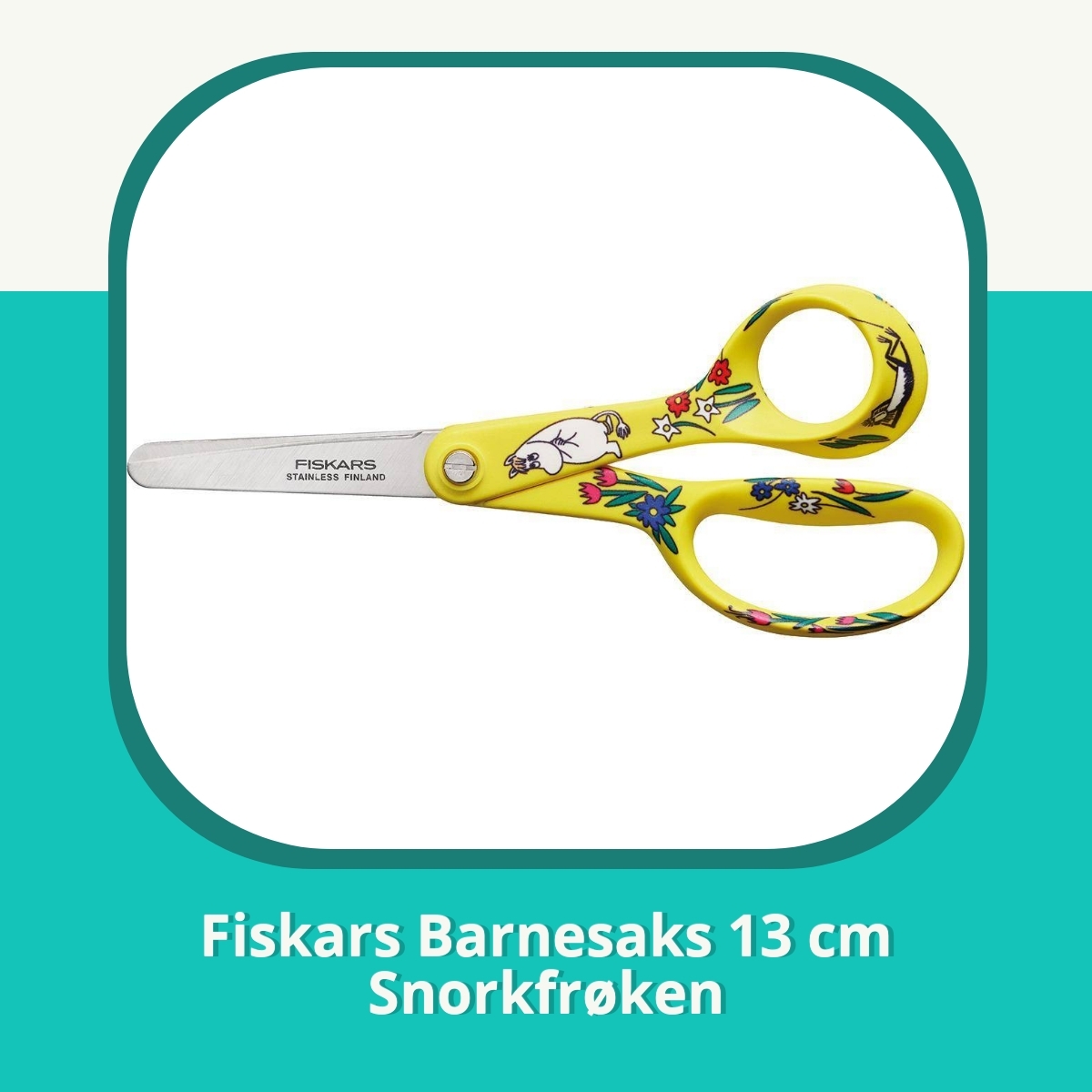 Anmeldelse Fiskars Barnesaks 13 cm Snorkfrøken