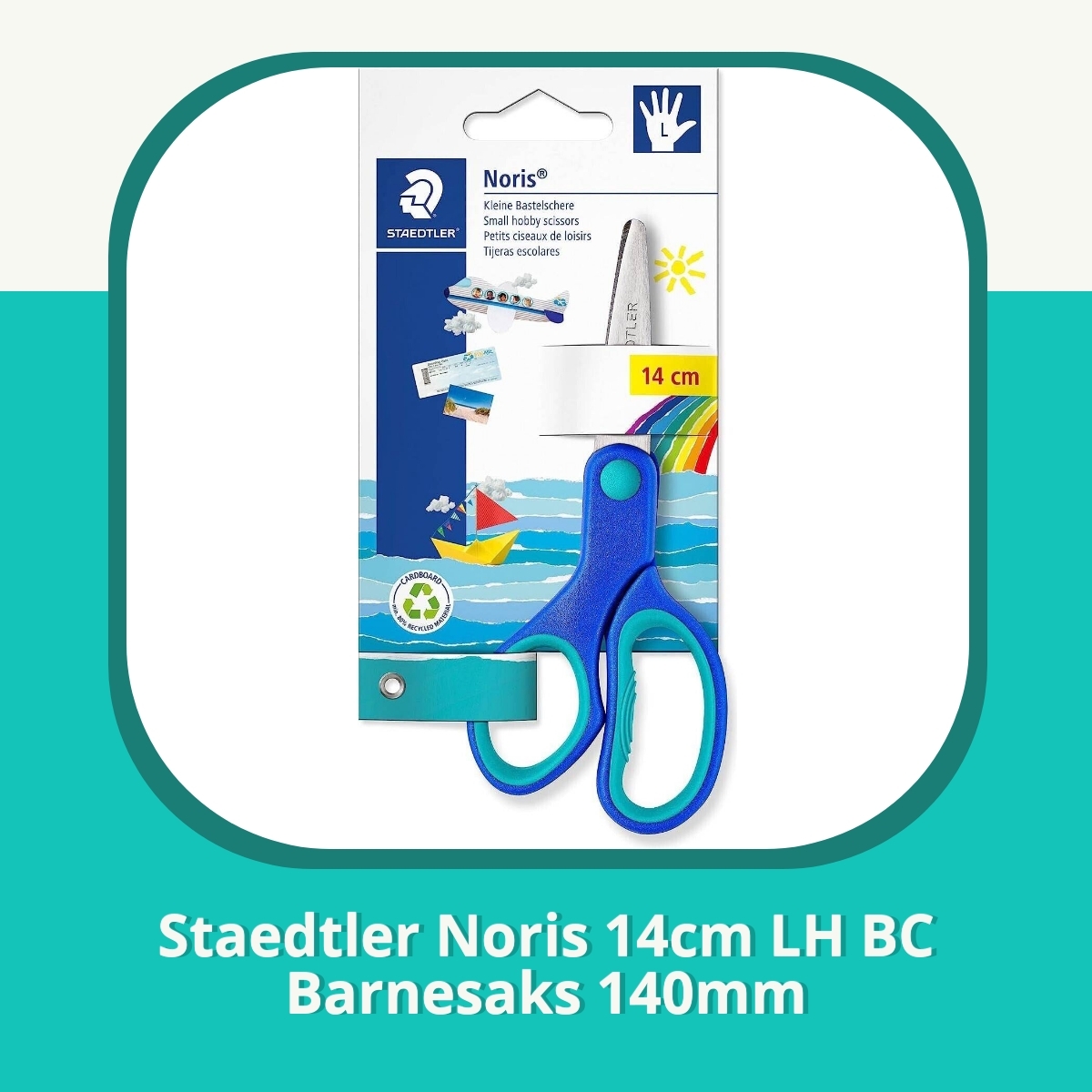 Anmeldelse af Staedtler Noris 14cm LH BC Barnesaks 140mm