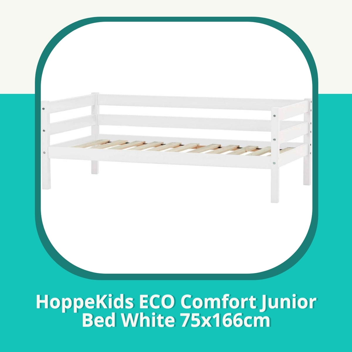Anmeldelse af HoppeKids ECO Comfort Junior Bed White 75x166cm