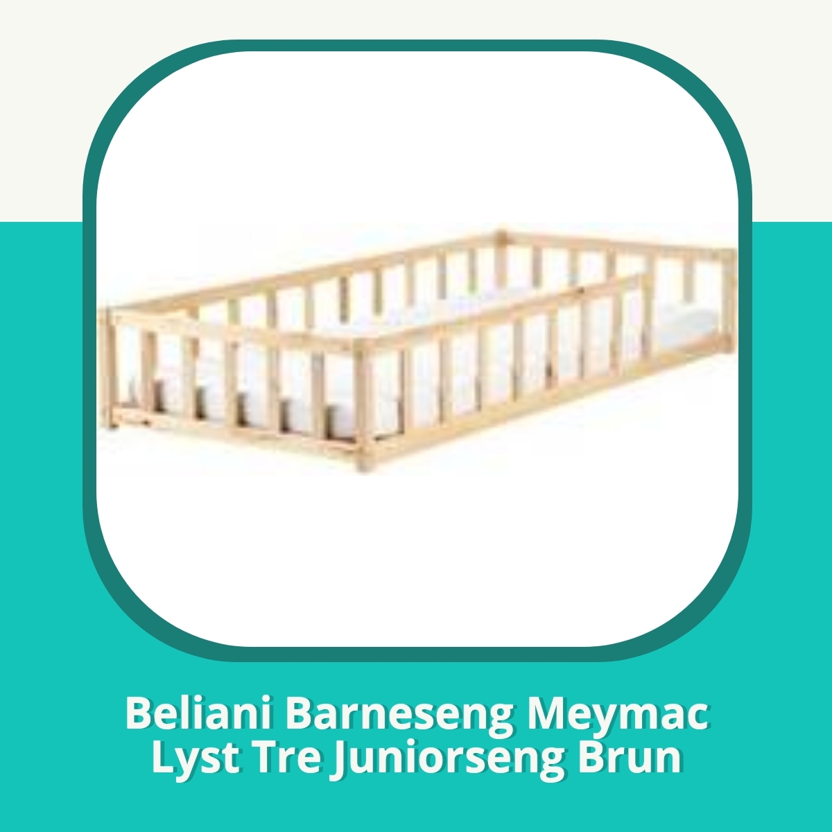Anmeldelse af Beliani Barneseng Meymac Lyst Tre Juniorseng Brun
