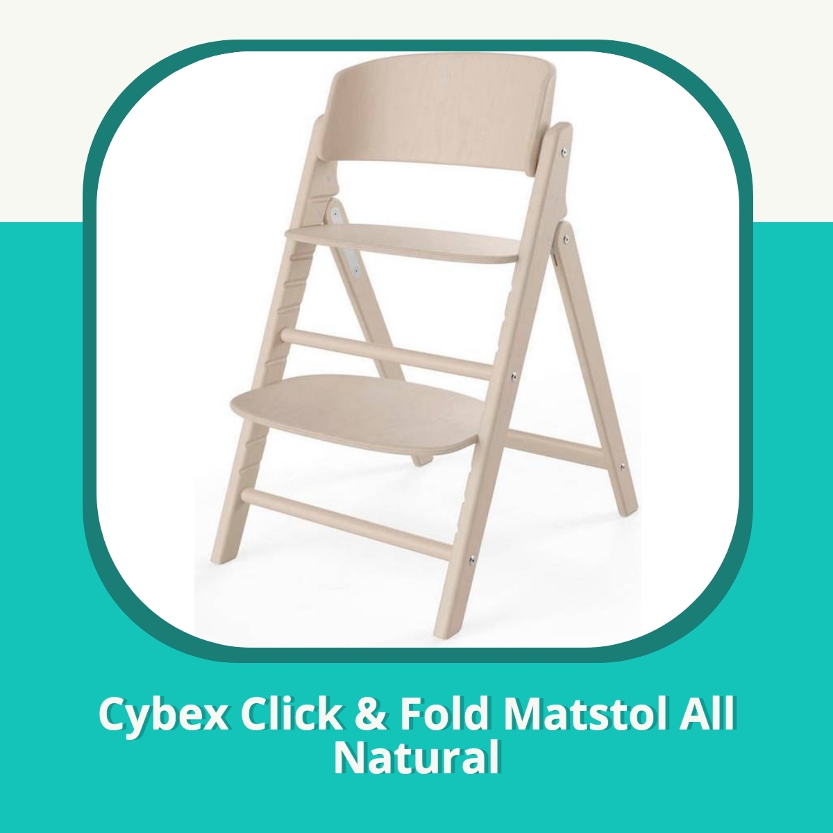 Anmeldelse af Cybex Click & Fold Matstol All Natural