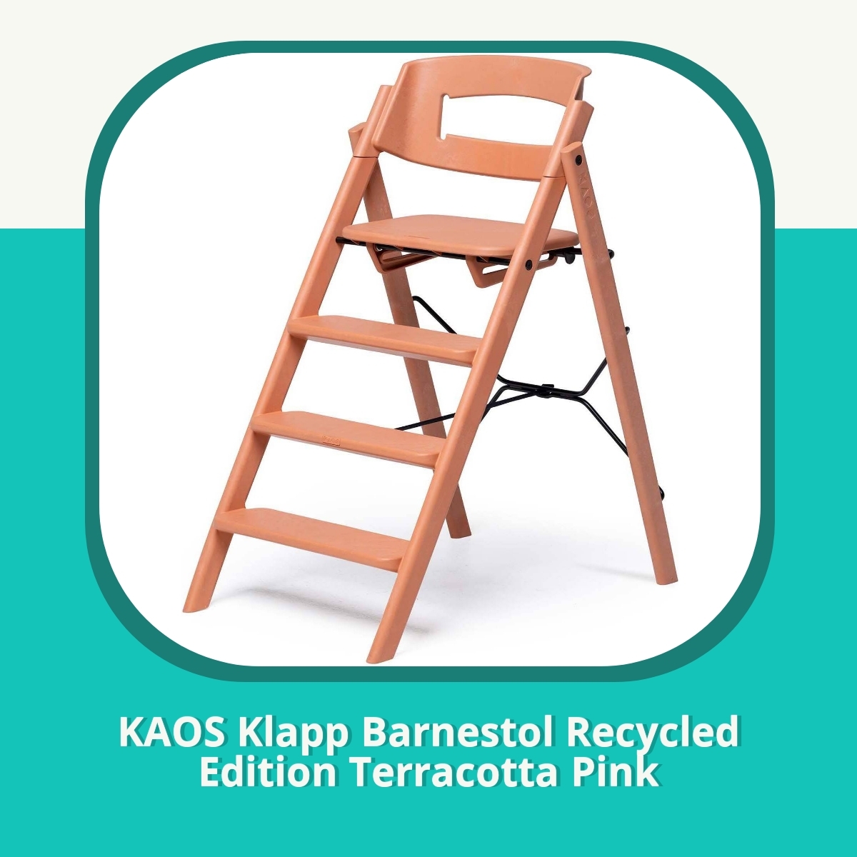 Anmeldelse af KAOS Klapp Barnestol Recycled Edition Terracotta Pink